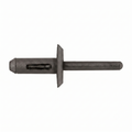 17/64" (6.80mm) Black Nylon Blind Pop Rivets | Fits GM 20433026 & VW 175-553-577A (25 Pcs)