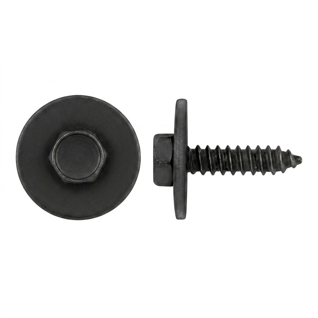 Black Trim Screws for G.M. - 4.2 - 1.41 x 20mm Hex Head w/ Washer - Replaces G.M. # 11503892, 11500434, 11502449, 11503403 (50 Pcs)