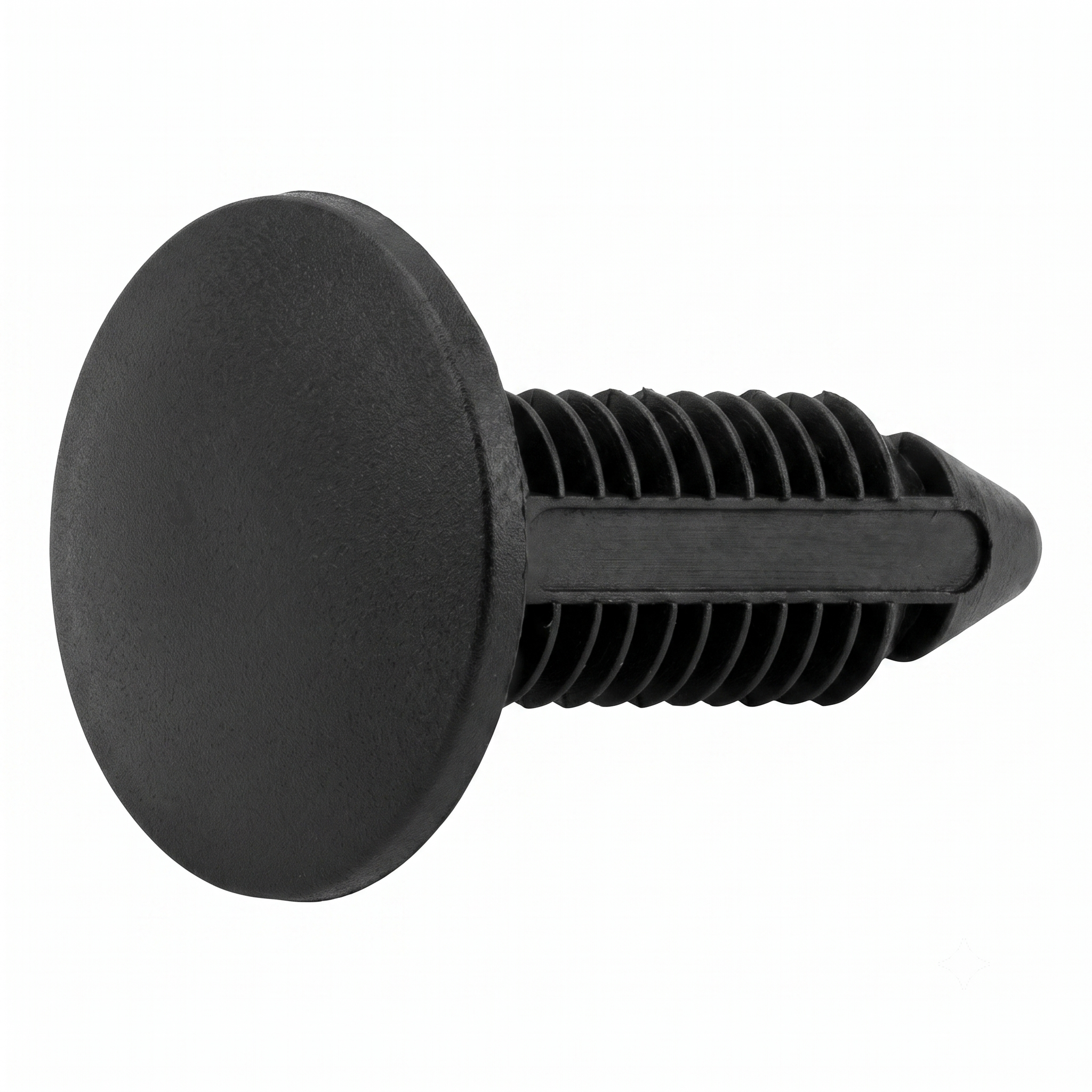 25/64" (10mm) Black Nylon Fascia Bumper Shield Retainers | Fits Ford N804379-S & GM 1631564 (25 Pcs)