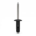 3/16" (4.80mm) Black Aluminum Moulding Attachment Split Type Rivets | Fits GM 10125439 (25 Pcs)