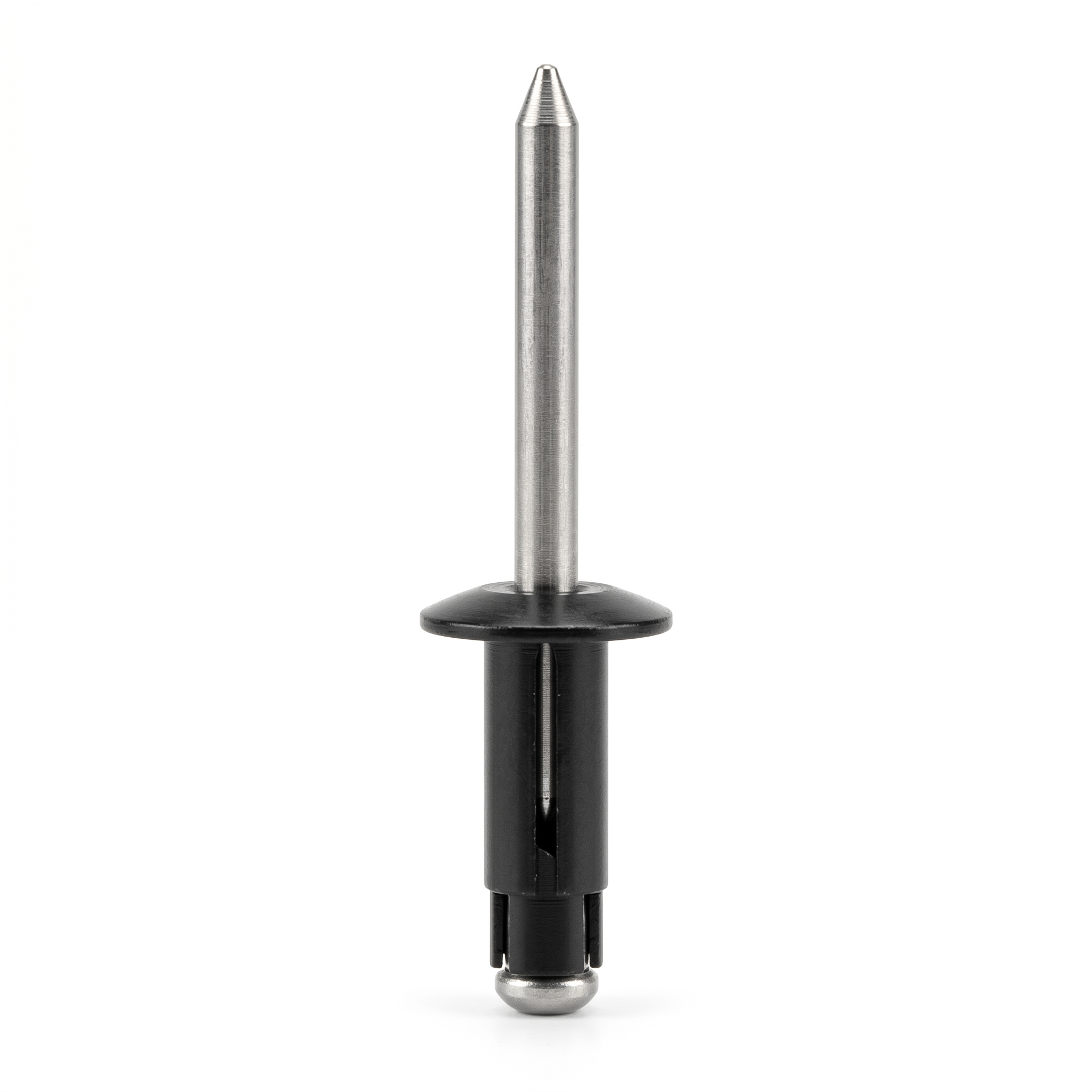 3/16" (4.80mm) Black Aluminum Moulding Attachment Split Type Rivets | Fits GM 10125439 (25 Pcs)
