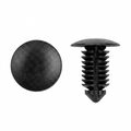 Black Nylon Trim Panel Retainers for Chrysler / Ford - 9mm (23/64") Hole Size - 19.50mm Stem Length - 16mm Head - .060 - .510" Panel Range - Replaces Chrysler # 6504043, Ford # N807721-S (25 Pcs)