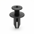 9/32" (7mm) Black Nylon Phillips Screw Retainers | Fits GM 20426301 & Toyota 90467-06017 (25 Pcs)