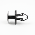 5/16" (8mm) Black Nylon Push Type Retainers | Fits Chrysler 5116530-AA & GM 15296830 (25 Pcs)