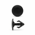 15/64" (6mm) Black Nylon Hood Moulding Retainers | Fits Honda 91520-SM4-C010 & 91520-SM4-C01 (25 Pcs)