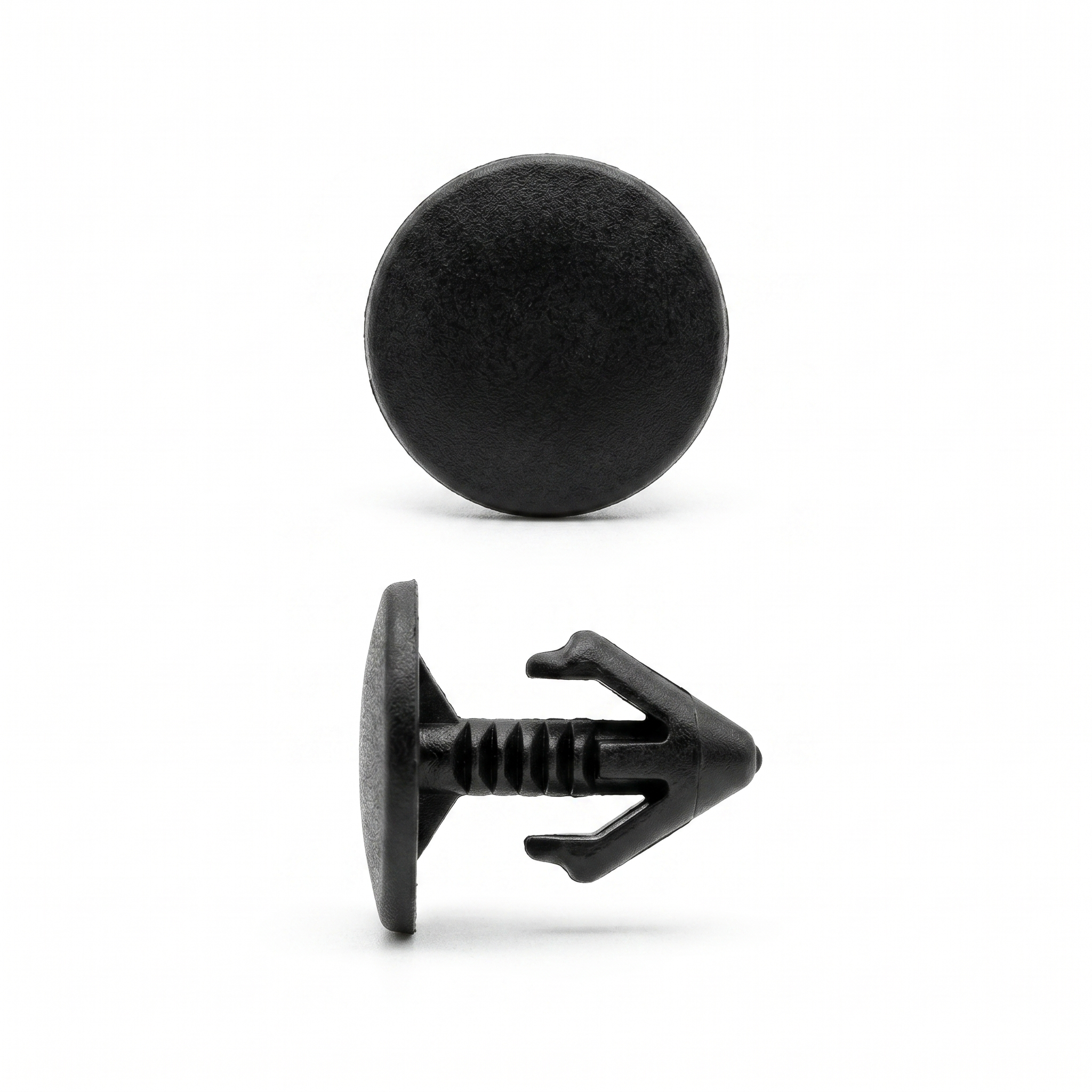 15/64" (6mm) Black Nylon Hood Moulding Retainers | Fits Honda 91520-SM4-C010 & 91520-SM4-C01 (25 Pcs)