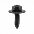 M8-1.25 x 25mm Black Finish Metric Type CA Body Bolts with 24mm Loose Washer | Fits GM 11503619 (25 Pcs)