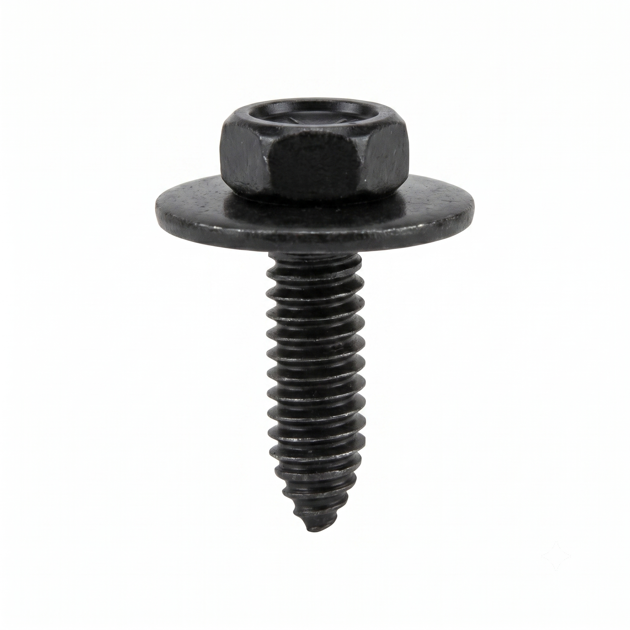 M8-1.25 x 25mm Black Finish Metric Type CA Body Bolts with 24mm Loose Washer | Fits GM 11503619 (25 Pcs)