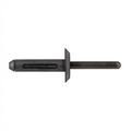 Black Nylon Blind Rivets for Ford / G.M. - 1/4" (6.40mm) Diameter - Replaces Ford # KA01500Z1, G.M. # 14063981 (25 Pcs)