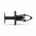 21/64" (8.50mm) Black Nylon Push Type Retainers | Fits GM 1158924 (25 Pcs)