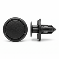 23/64" (9mm) Black Nylon Fender & Bumper Push Type Retainers | Fits Mitsubishi MR200300 (25 Pcs)