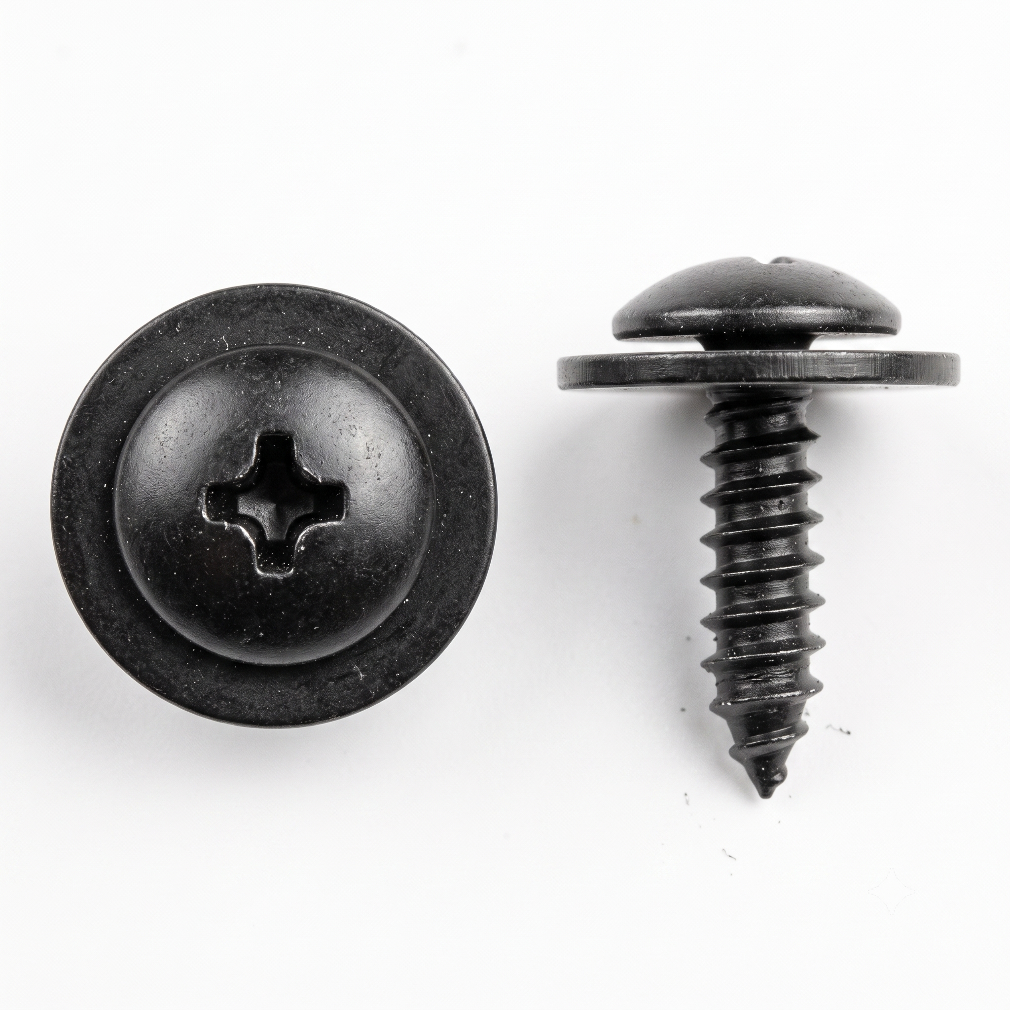 4.8 - 1.61 x 19mm Phillips Truss Head Trim Screws with 16mm Loose Washer | Fits Honda 90114-SE0-000 (25 Pcs)
