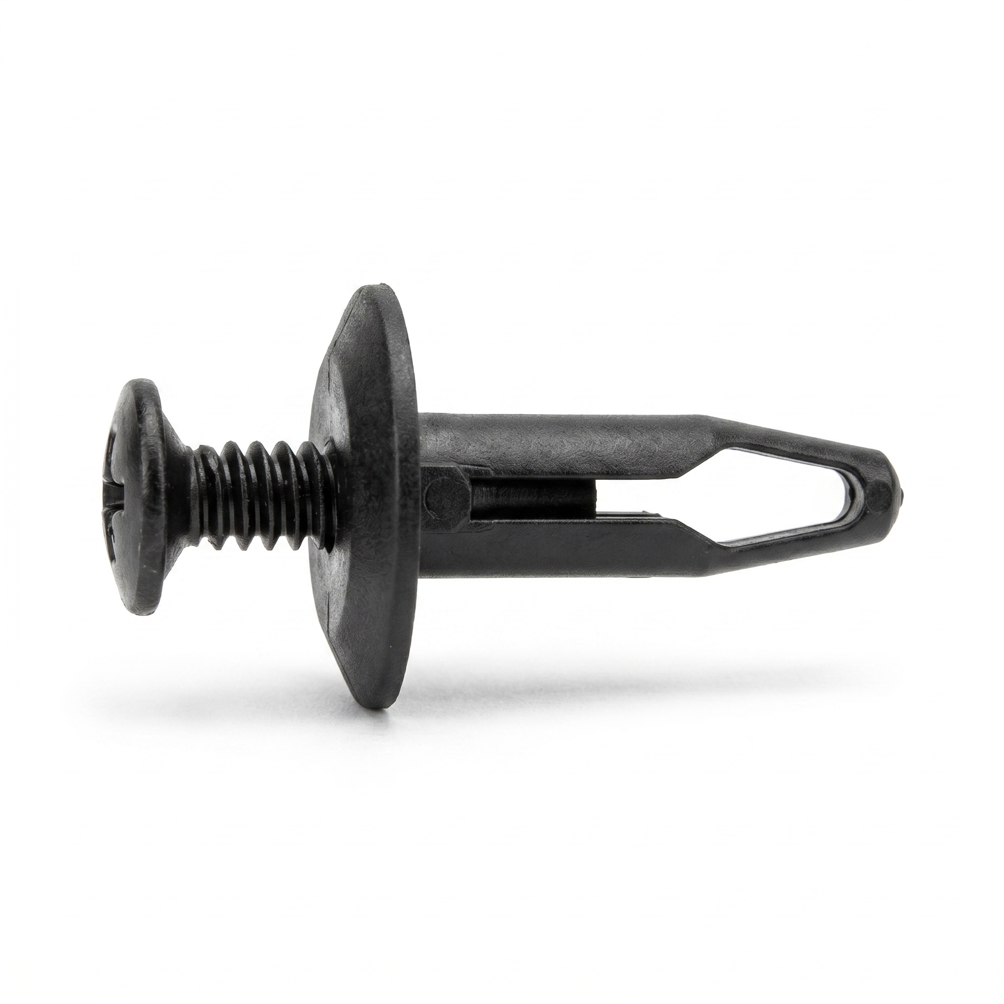 1/4" (6.30mm) Black Nylon Radiator Shroud Phillips Screw Retainers | Fits Ford N804570-S, GM 15773445 (25 Pcs)