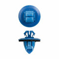 Blue Nylon Rocker Moulding Clips with Sealer for Toyota - 10mm Hole Size - 11mm Stem Length - 17mm Head Diameter - Replaces Toyota # 75396-35020, 75495-35010 (25 Pcs)