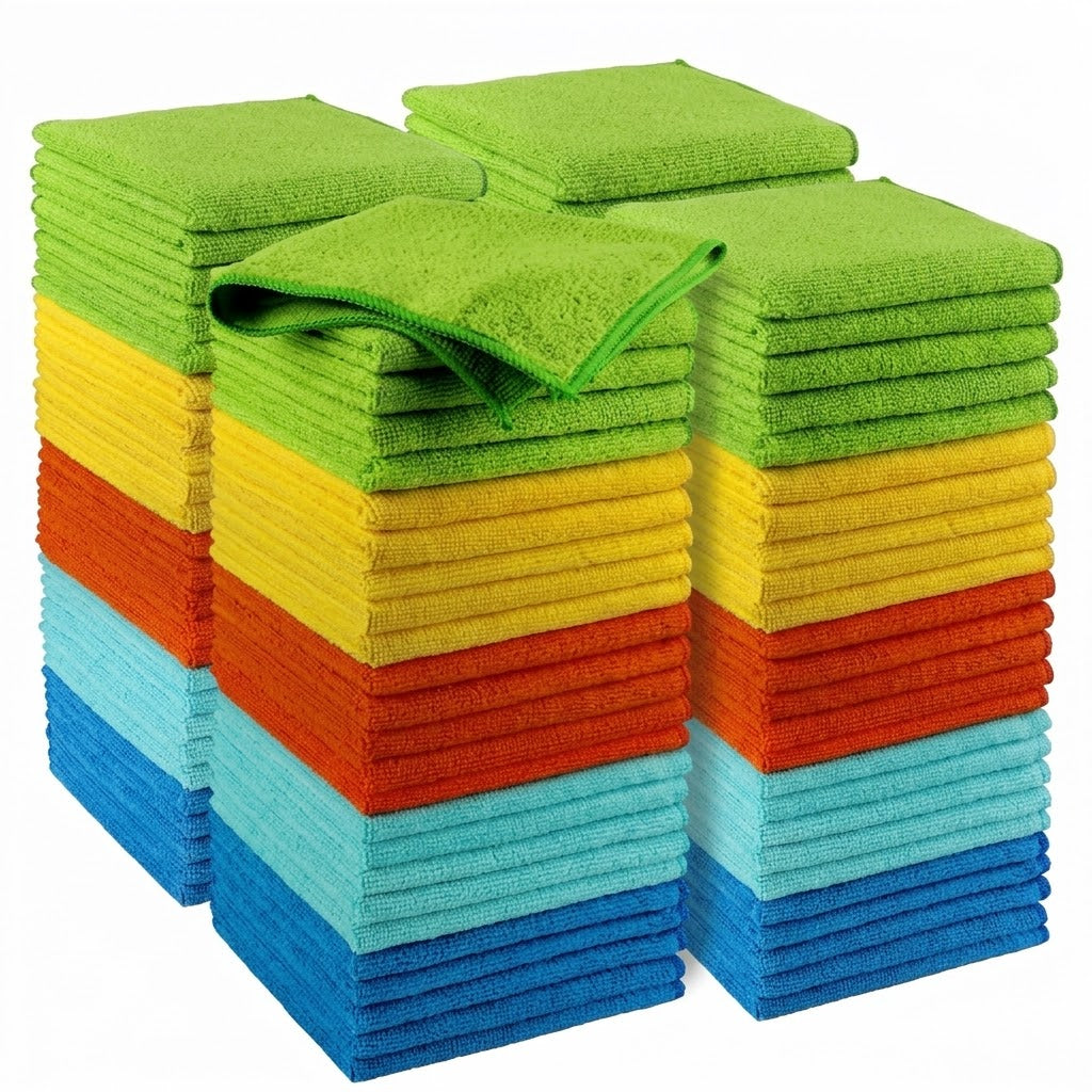 Caco All-Purpose Microfiber Cleaning Towels 12" x 12"