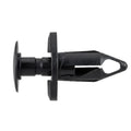 5/16" (8mm) Black Nylon Air Baffle Push Retainer Clip – 20mm Flange (25 Pcs)