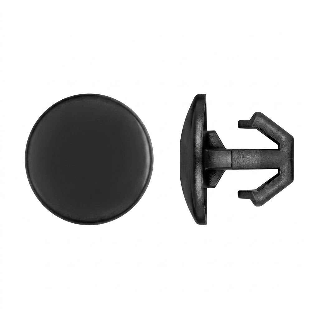 15/64" (6mm) Black Nylon Hood & Trunk Moulding Retainers | Fits Honda 91518-SM4-003 (25 pcs)